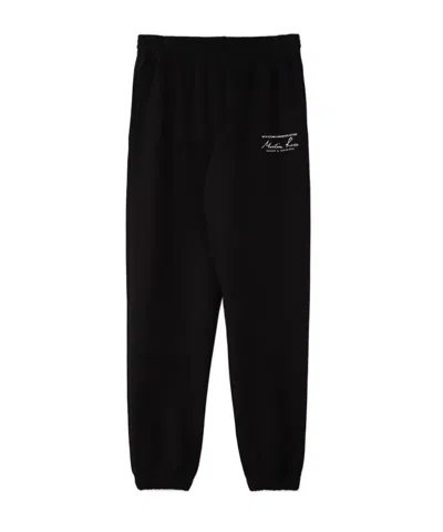 Martine Rose Elastic Waist Sweatpants In Black