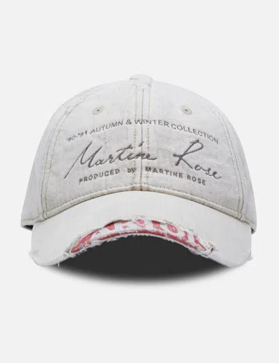 Martine Rose Exposed Brim Cap In Neutral