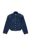 Martine Rose Indigo Extreme Shoulder Denim Jacket