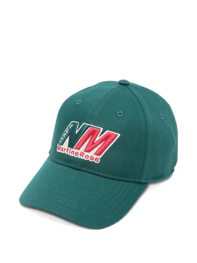 Martine Rose F-baseball Embroidered Cap In Green