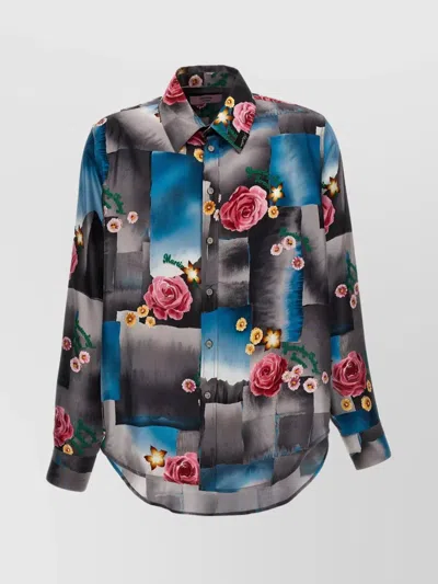 Martine Rose Today Floral Shirt, Blouse Multicolor