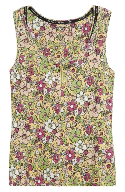 Martine Rose Folded Top Festival Floral In Multicolor