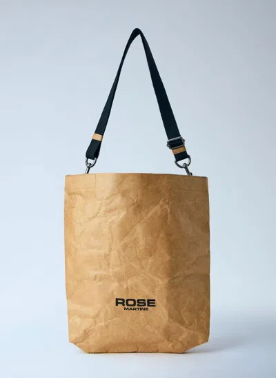 Martine Rose Foldable Small Bag In Nude