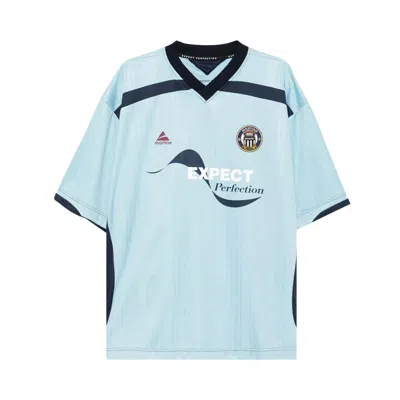 Pre-owned Martine Rose Football Top 'blue Light' | Men's Size S