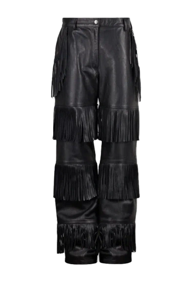 Martine Rose Fringe Trouser Black