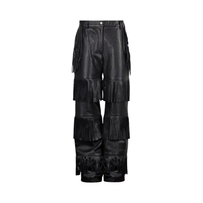 Pre-owned Martine Rose Fringe Trouser 'black' | Men's Size M