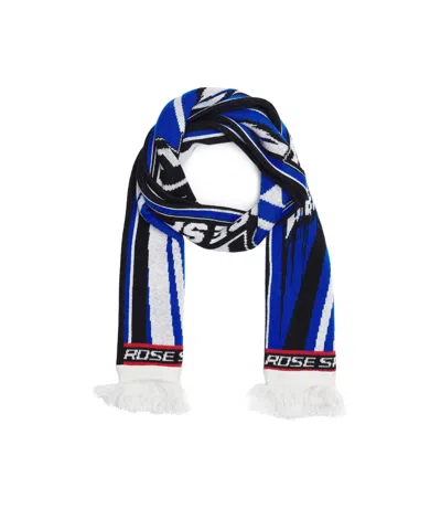 Martine Rose Fringed Scarf In White
