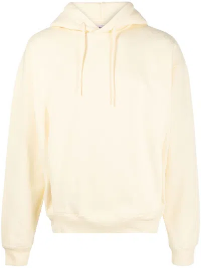 Martine Rose Graphic-print Cotton Hoodie In Vanilla Acid