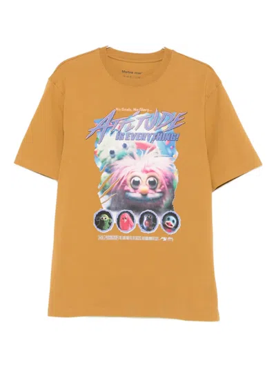 Martine Rose Graphic-print Cotton T-shirt In Black