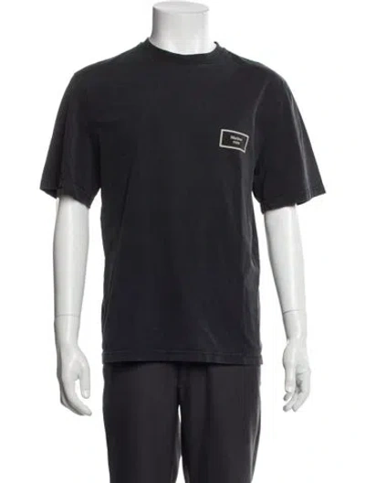 Pre-owned Martine Rose Graphic Print Crew Neck T-shirt In Gray