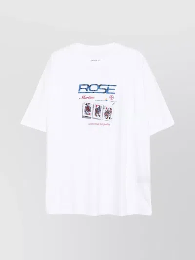MARTINE ROSE GRAPHIC PRINT RELAXED FIT T-SHIRT