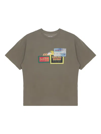 Martine Rose Graphic-print T-shirt In 绿色