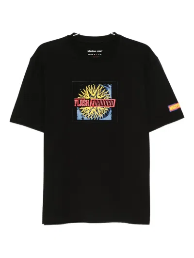 Martine Rose Graphic-print T-shirt In Black