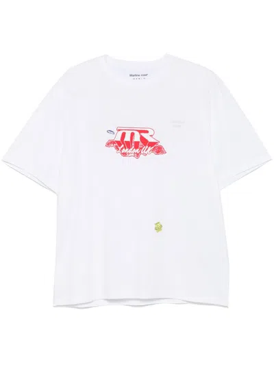 Martine Rose Graphic-print T-shirt In White