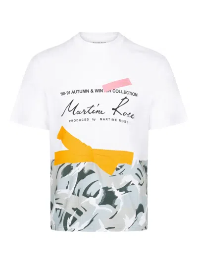 Martine Rose Graphic-print T-shirt In White
