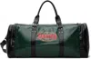 Martine Rose Extreme Sports Faux-leather Holdall Bag Black-green In Blkgrn