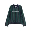 Martine Rose Sporty Logo Sweatshirt In Green
