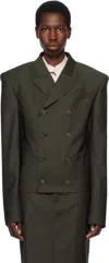 Martine Rose Bowie Blazer In Green