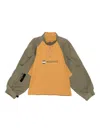Martine Rose Shrunken Utility Sleeve Shirt In Green