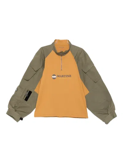 MARTINE ROSE HALF-ZIP SWEATSHIRT