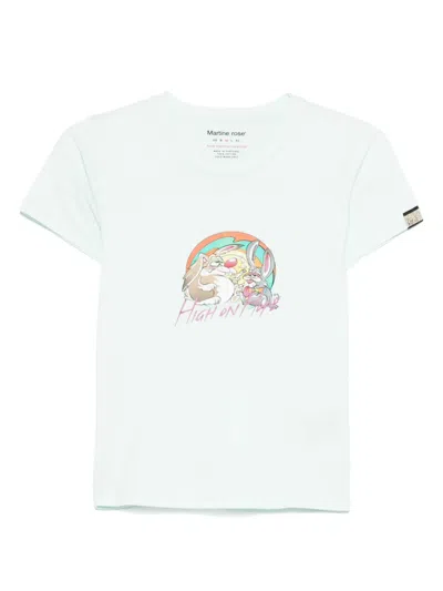 Martine Rose High On Hope T-shirt In Green
