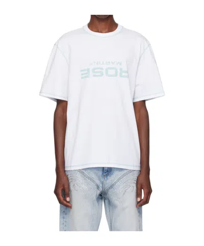 Martine Rose Item O-neck Short-sleeved T-shirt In White
