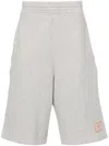 Martine Rose Knee-length Cotton Shorts In Grey
