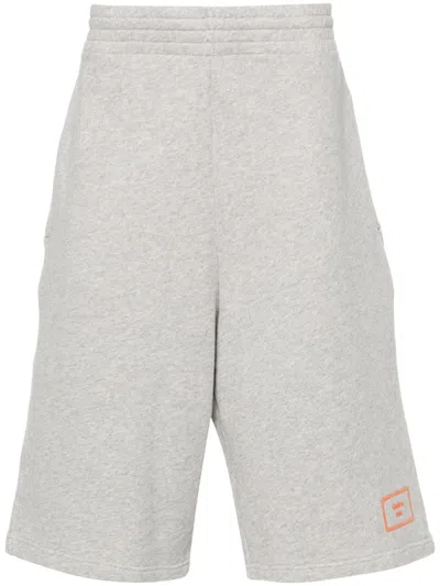 Martine Rose Knee-length Cotton Shorts In Grey
