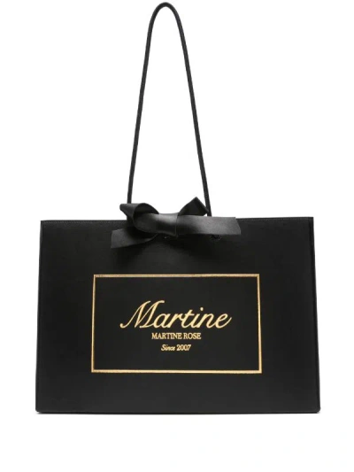 Martine Rose Large Shopper Black