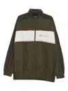 Martine Rose Layered-panel Track Jacket In Green