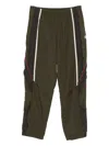 Martine Rose Straight-leg Sports Pants With Drawstring Waist In Brown