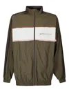 Martine Rose Layered Track Jacket In Green