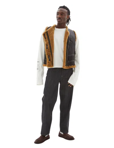 Martine Rose Leather Vest In Multi