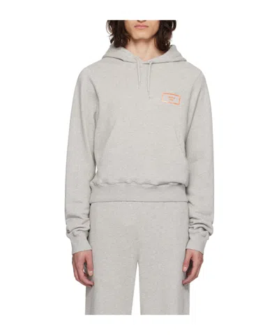 Martine Rose Logo-appliqué Cotton Hoodie In White