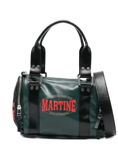 Martine Rose Logo-detail Tote Bag In Green