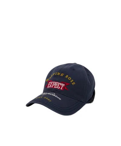 Martine Rose Logo Embroidered Baseball Cap In Blue