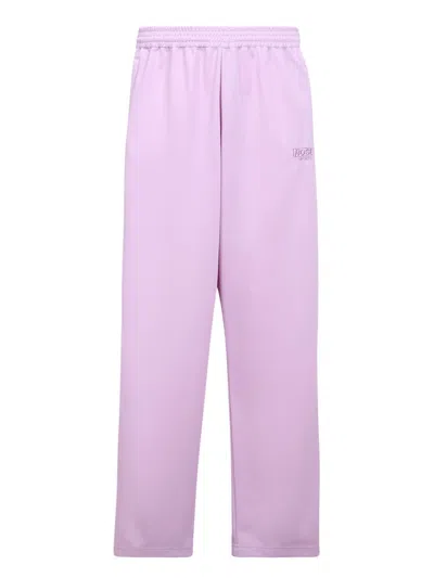 Martine Rose Logo Embroidered Track Pants In Purple