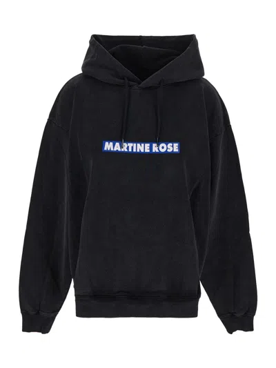 Martine Rose Logo Hoodie In Black