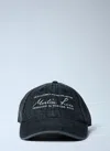 Martine Rose Logo Motif Baseball Cap In Black