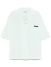 Martine Rose Green Printed Shirt In Green