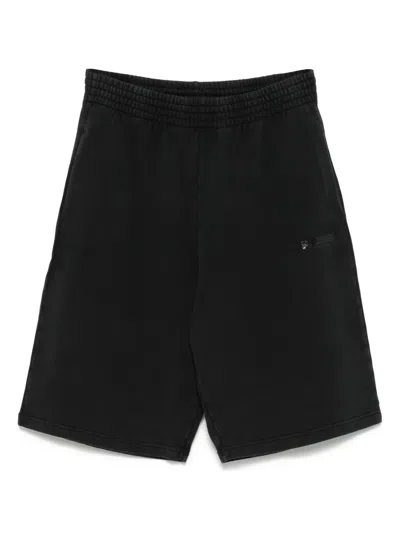 Martine Rose Logo-print Shorts In Black