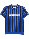 MARTINE ROSE LOGO-PRINT T-SHIRT