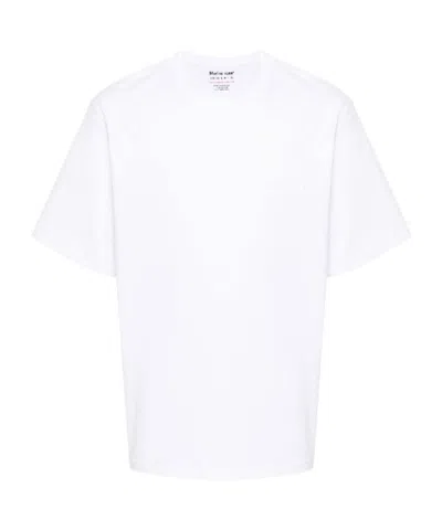 Martine Rose Logo Printed Crewneck T-shirt In White
