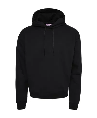 Martine Rose Logo-printed Drawstring Oversized Hoodie In Black