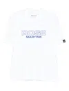 Martine Rose Regular Fit Crew Neck Short Sleeve Top In White