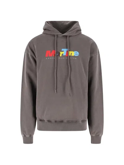 Martine Rose Brown Multicolor Logo Cotton Hoodie