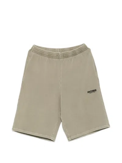 Martine Rose Logo-print Shorts In Green