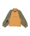 Martine Rose Shrunken Utility Sleeve Shirt In Yellow