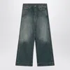 Martine Rose Loose Washed Jeans In Blue