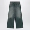 Martine Rose Loose Washed Jeans In Blue